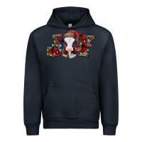 Navy joy baby cow christmas Urban Hoodie - Jasminsmagicworld