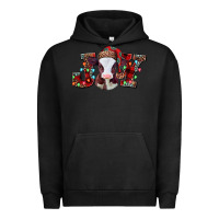 Pigment Black joy baby cow christmas Urban Hoodie - Jasminsmagicworld