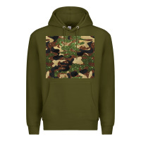 Army Green camouflage glitter Premium Hoodie - BarkalooDesign