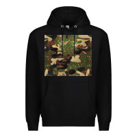 Black camouflage glitter Premium Hoodie - BarkalooDesign