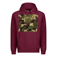 Burgundy camouflage glitter Premium Hoodie - BarkalooDesign