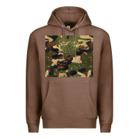 Chestnut camouflage glitter Premium Hoodie - BarkalooDesign