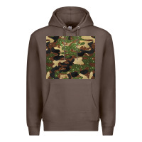 Coffee camouflage glitter Premium Hoodie - BarkalooDesign