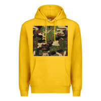 Lemon camouflage glitter Premium Hoodie - BarkalooDesign