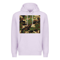 Lilac camouflage glitter Premium Hoodie - BarkalooDesign