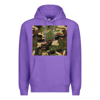 Purple camouflage glitter Premium Hoodie - BarkalooDesign
