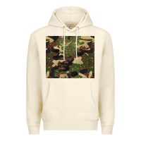 Sandshell camouflage glitter Premium Hoodie - BarkalooDesign