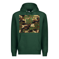 Sports Green camouflage glitter Premium Hoodie - BarkalooDesign
