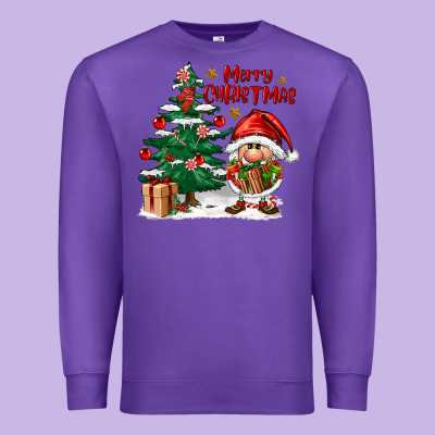Merry Christmas Gnomes Premium Sweatshirt Designed By Fadigitalartstudio