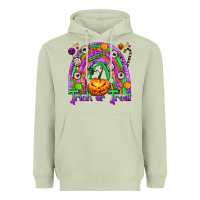 Matcha Trick or Treat Halloween Rainbow Heavyweight Hoodie - texasbilliewilder