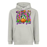 Moon Dust Trick or Treat Halloween Rainbow Heavyweight Hoodie - texasbilliewilder