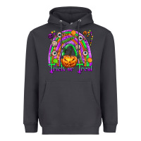 Smoke Trick or Treat Halloween Rainbow Heavyweight Hoodie - texasbilliewilder