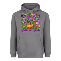 Storm Trick or Treat Halloween Rainbow Heavyweight Hoodie - texasbilliewilder