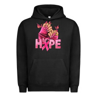 Pigment Black hope cancer nails Urban Hoodie - NancyCooperArtShop