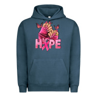 Pigment Midnight Navy hope cancer nails Urban Hoodie - NancyCooperArtShop