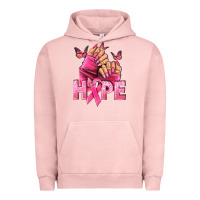 Pigment Salmon hope cancer nails Urban Hoodie - NancyCooperArtShop