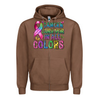 Chestnut cancer survivor in all colors Zipper Hoodie - texasbilliewilder