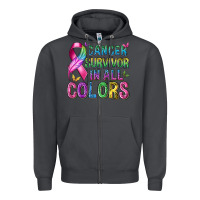Smoke cancer survivor in all colors Zipper Hoodie - texasbilliewilder