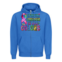 True Royal cancer survivor in all colors Zipper Hoodie - texasbilliewilder