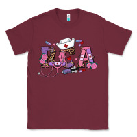 Burgundy valentines day Classic Tee - RanaPortraitStore