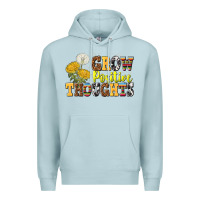 Blue Mist grow positive thoughts Premium Hoodie - NancyCooperArtShop