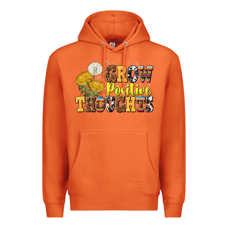 Grow Positive Thoughts Premium Hoodie by NancyCooperArtShop | Teevron