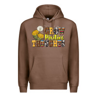 Chestnut grow positive thoughts Premium Hoodie - NancyCooperArtShop