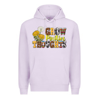 Lilac grow positive thoughts Premium Hoodie - NancyCooperArtShop