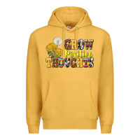 Mustard grow positive thoughts Premium Hoodie - NancyCooperArtShop