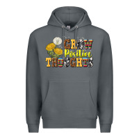 Rock grow positive thoughts Premium Hoodie - NancyCooperArtShop
