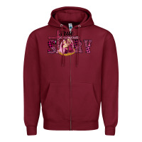 Burgundy Pink Christmas true story holy family Zipper Hoodie - RanaPortraitStore
