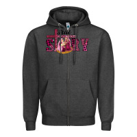 Charcoal Heather Pink Christmas true story holy family Zipper Hoodie - RanaPortraitStore