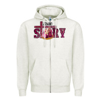 Oatmeal Heather Pink Christmas true story holy family Zipper Hoodie - RanaPortraitStore