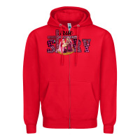 Red Pink Christmas true story holy family Zipper Hoodie - RanaPortraitStore