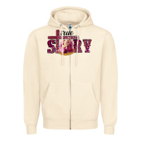 Sandshell Pink Christmas true story holy family Zipper Hoodie - RanaPortraitStore