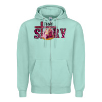 Seafoam Pink Christmas true story holy family Zipper Hoodie - RanaPortraitStore