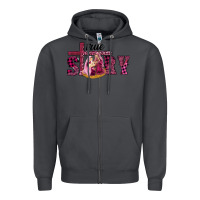 Smoke Pink Christmas true story holy family Zipper Hoodie - RanaPortraitStore