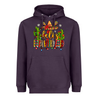 Plum feliz navidad Heavyweight Hoodie - Zillion Design Studio