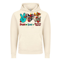 Vintage Artic peace love dia de los muertos Vintage Hoodie - AdoDesignShop