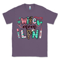 Lavender wife mom lpn licensed practical nurse Classic Tee - RanaPortraitStore