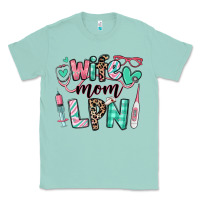 Seafoam wife mom lpn licensed practical nurse Classic Tee - RanaPortraitStore