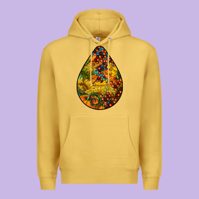 Fall Teardrop Premium Hoodie Designed By Lillyallendesigns