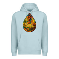 Blue Mist Fall Teardrop Premium Hoodie - LillyAllenDesigns