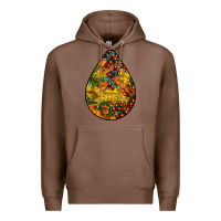 Chestnut Fall Teardrop Premium Hoodie - LillyAllenDesigns