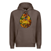 Coffee Fall Teardrop Premium Hoodie - LillyAllenDesigns