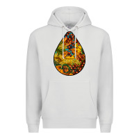 Dove Grey Fall Teardrop Premium Hoodie - LillyAllenDesigns