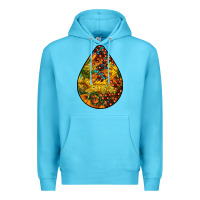 Ocean Blue Fall Teardrop Premium Hoodie - LillyAllenDesigns