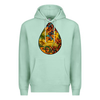 Seafoam Fall Teardrop Premium Hoodie - LillyAllenDesigns