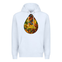 White Fall Teardrop Premium Hoodie - LillyAllenDesigns