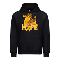 Foreset Green hope yellowribbonchildhood cancer nails Urban Hoodie - NancyCooperArtShop